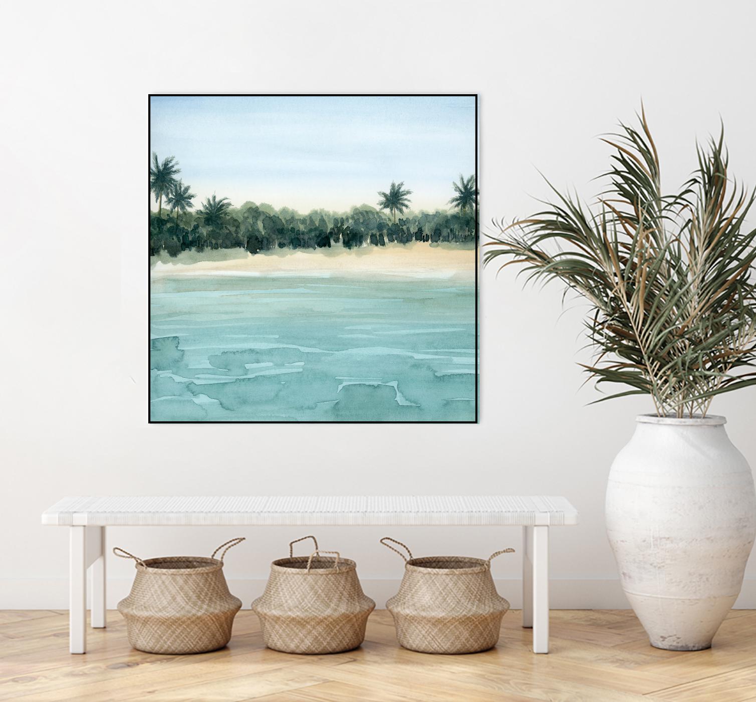 Paradis I by Grace Popp on GIANT ART - green landscapes & seascapes summer
