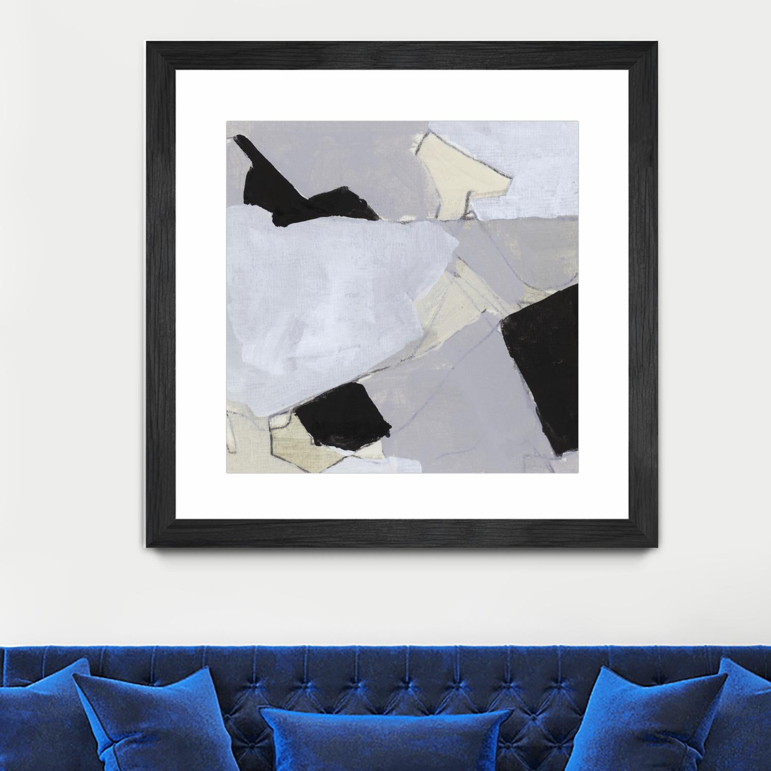 Grey Landscape V by Bellissimo Art on GIANT ART - white abstract abstract