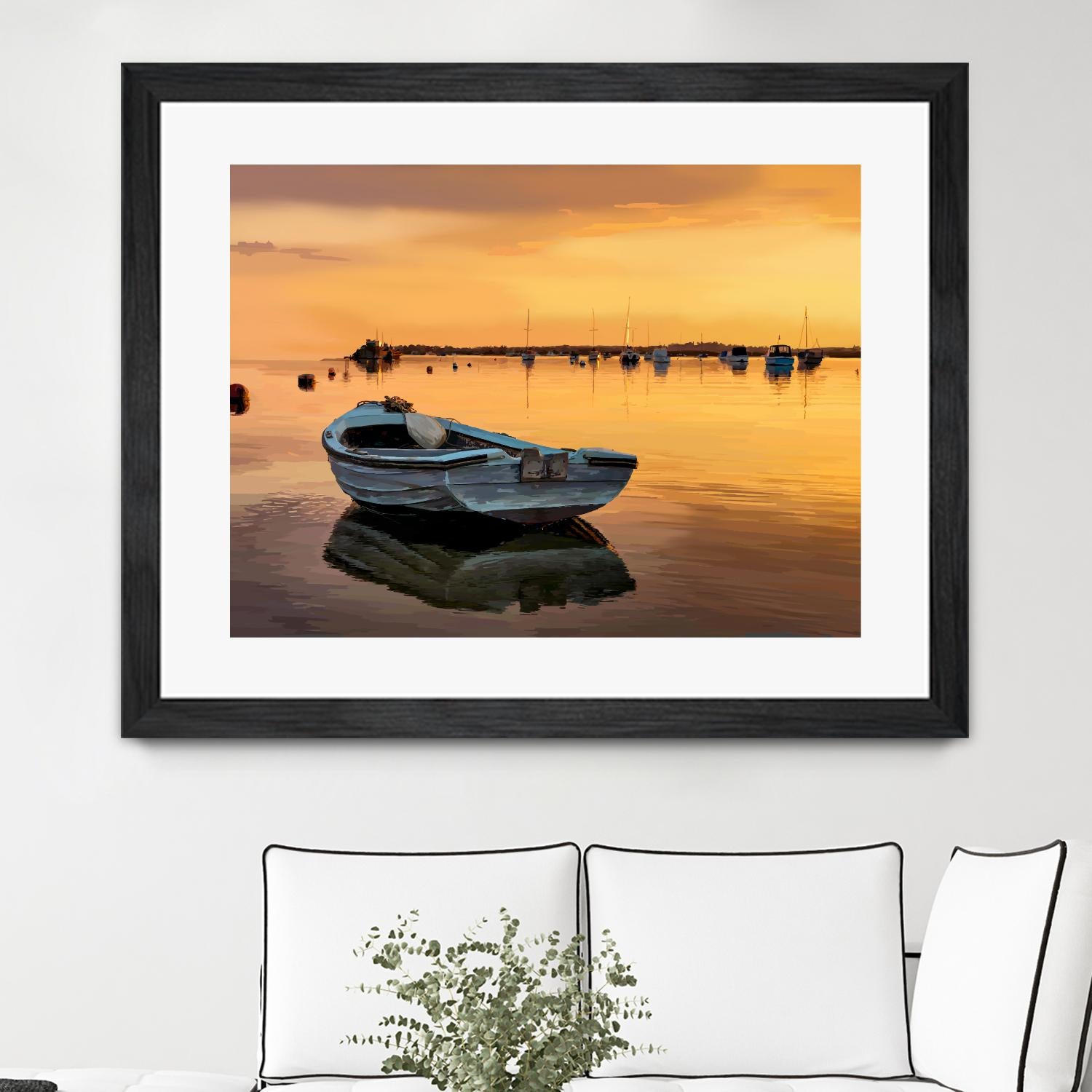 In the Golden Light III by Emily Kalina on GIANT ART - orange coastal & tropical horizon