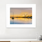In the Golden Light IV by Emily Kalina on GIANT ART - blue coastal & tropical abstract