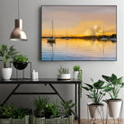 In the Golden Light IV by Emily Kalina on GIANT ART - blue coastal & tropical abstract