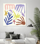 Coral Construction II by Melissa Wang on GIANT ART - pink abstract abstract