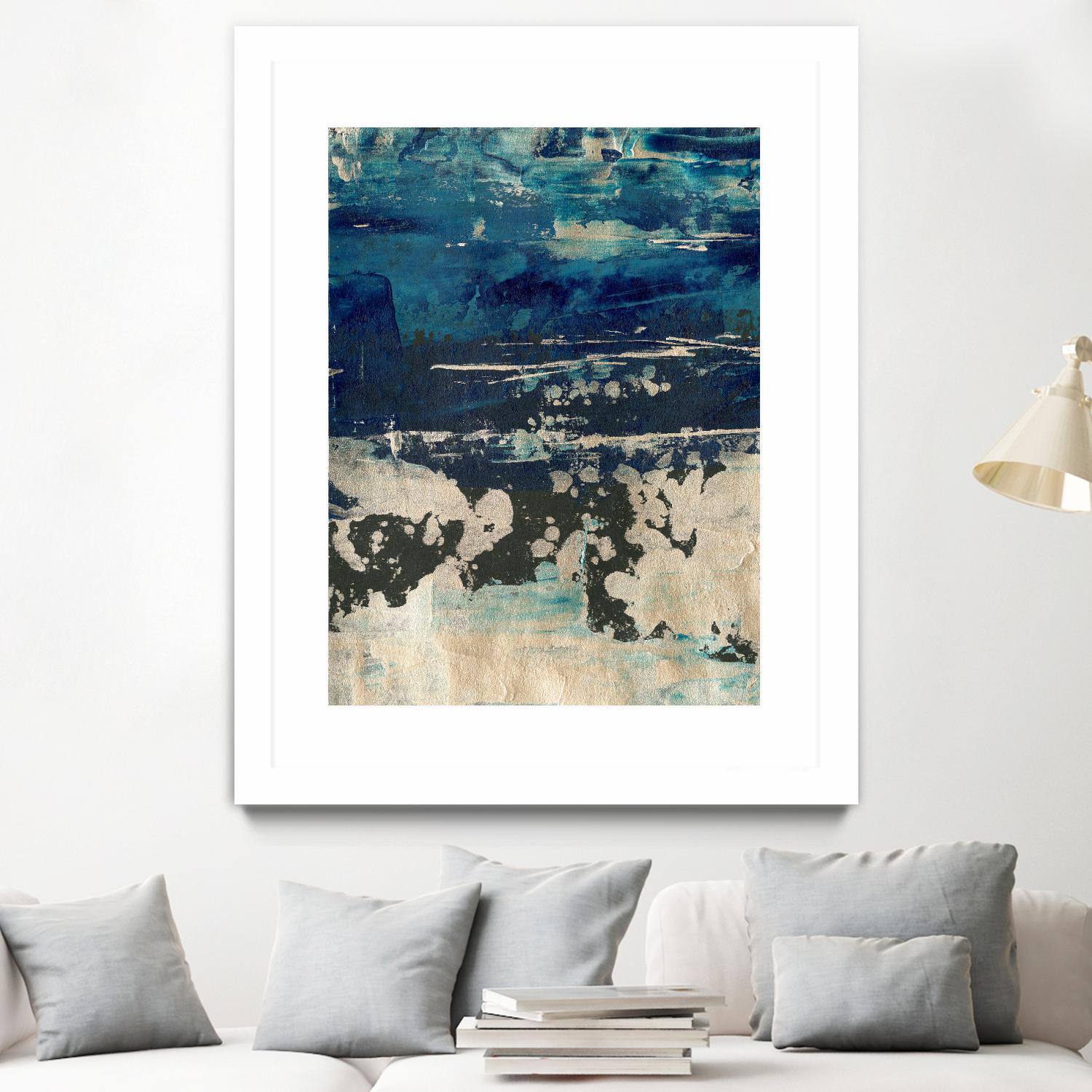 Silver Surf I by Ethan Harper on GIANT ART - gold abstract abstract