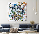 Pollock's Party II by Jodi Fuchs on GIANT ART - orange abstract abstract