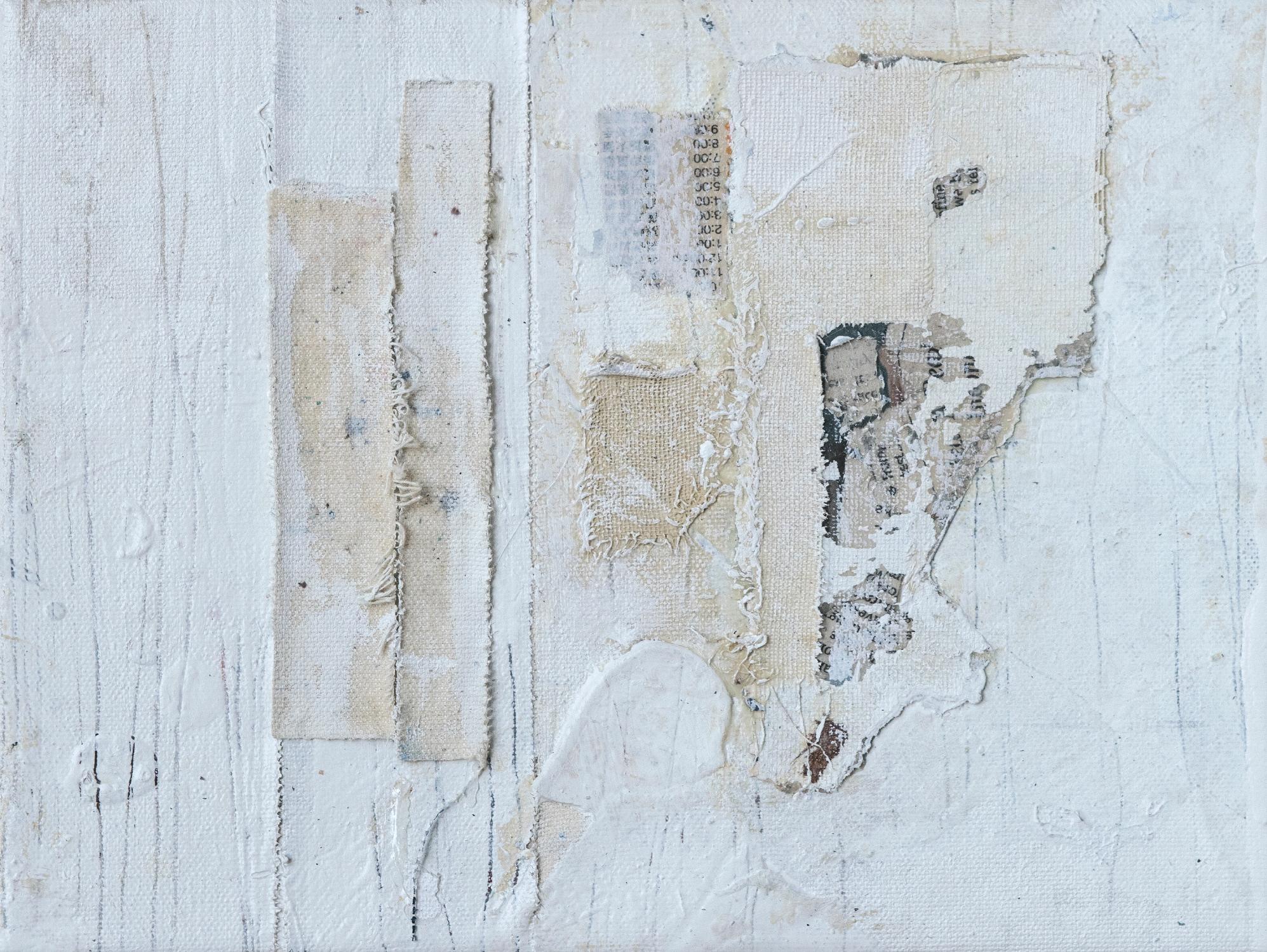 Broken to Beautiful 3 by Erin Ashley on GIANT ART - beige abstract abstract