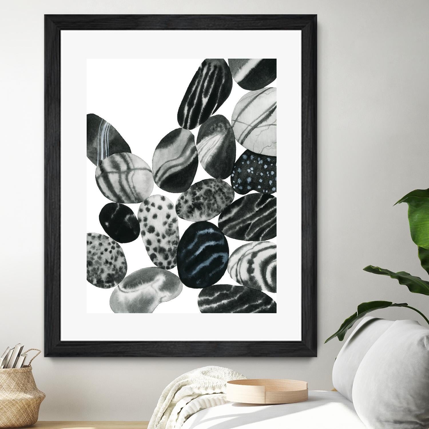 Dalmatian Rocks II by Grace Popp on GIANT ART - white abstract abstract
