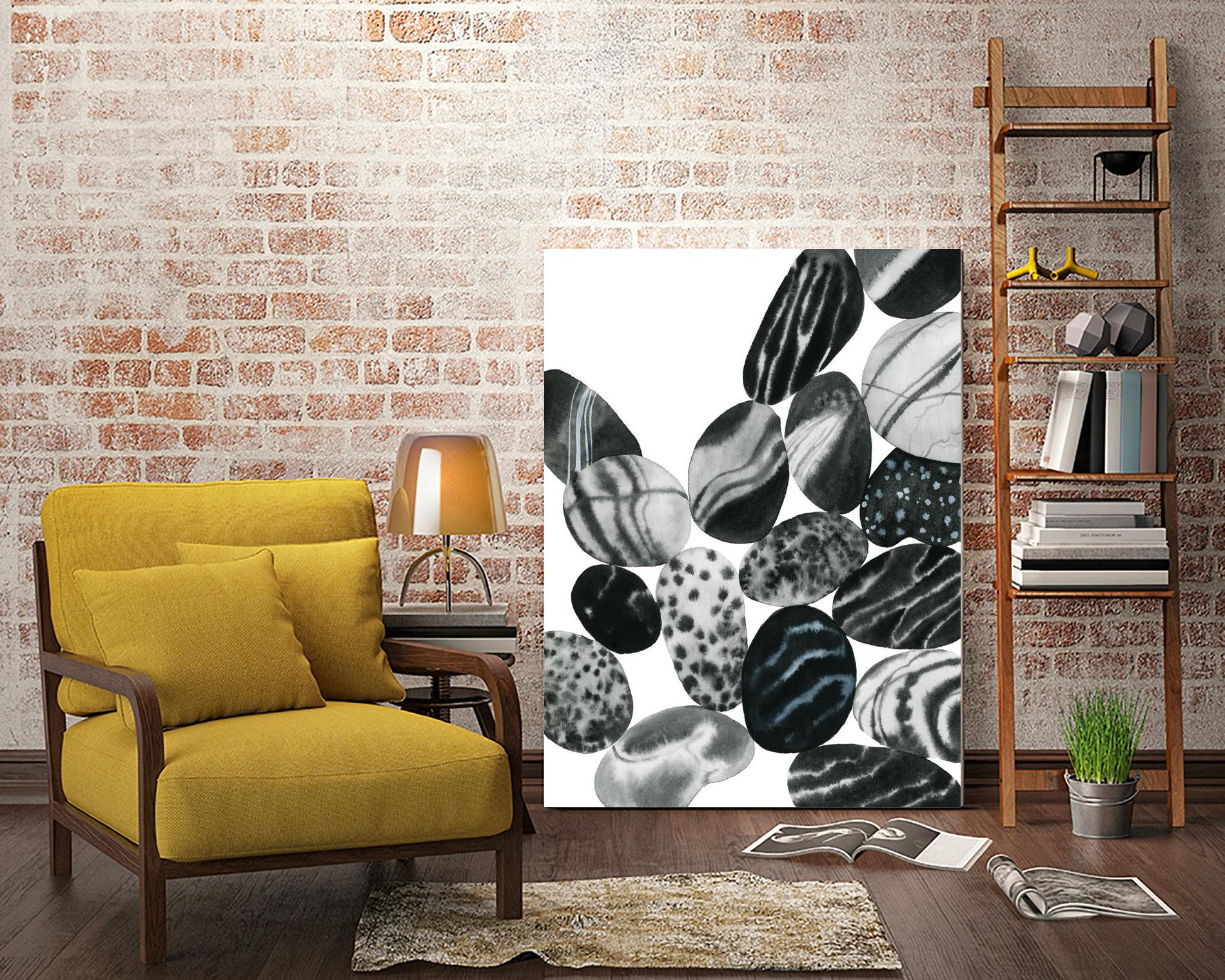 Dalmatian Rocks II by Grace Popp on GIANT ART - white abstract abstract
