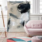 Scribble Abstract I by Jennifer Parker on GIANT ART - grey  abstract abstract
