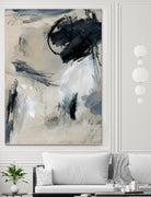 Scribble Abstract I by Jennifer Parker on GIANT ART - grey  abstract abstract