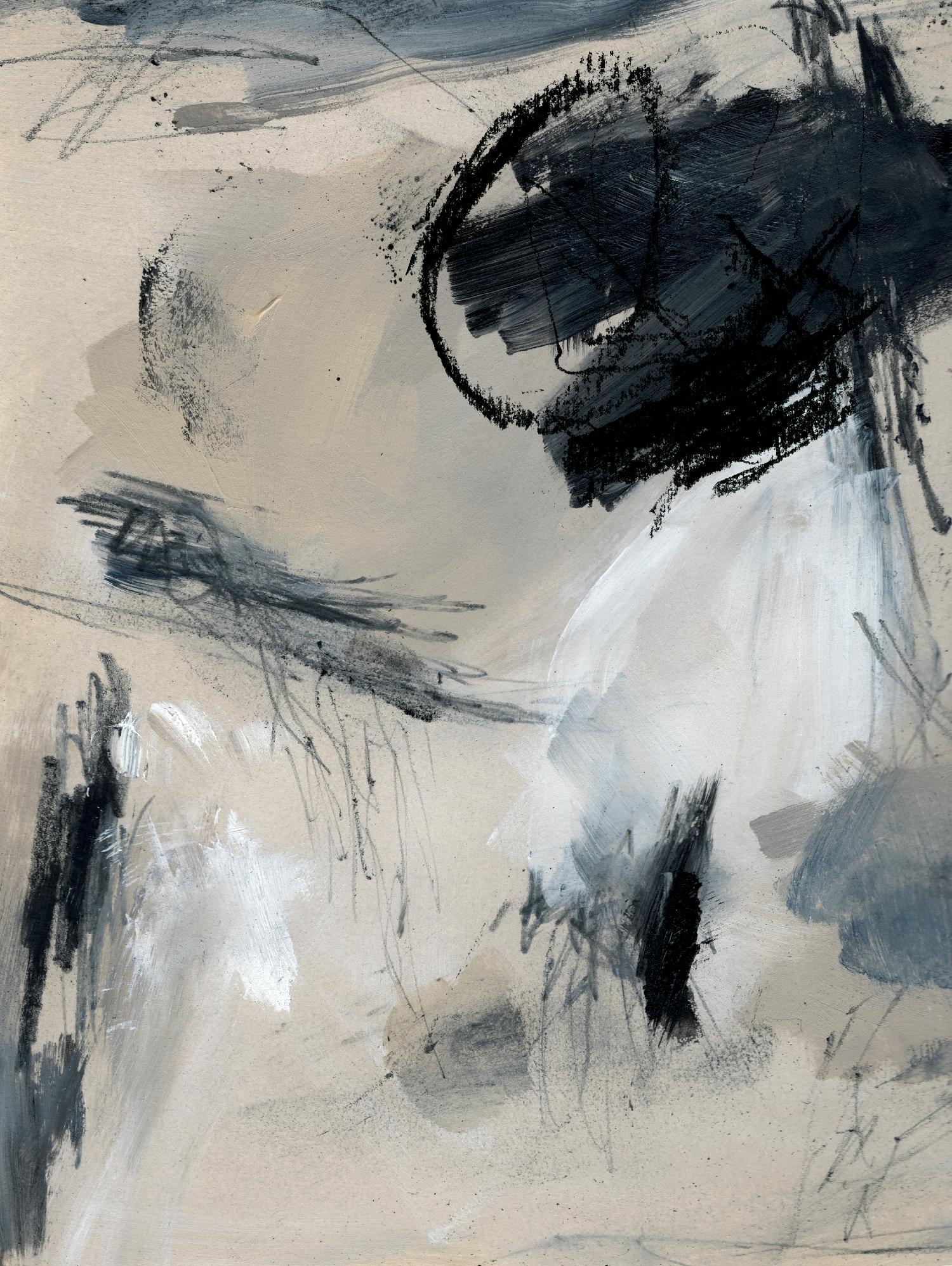 Scribble Abstract I by Jennifer Parker on GIANT ART - grey  abstract abstract