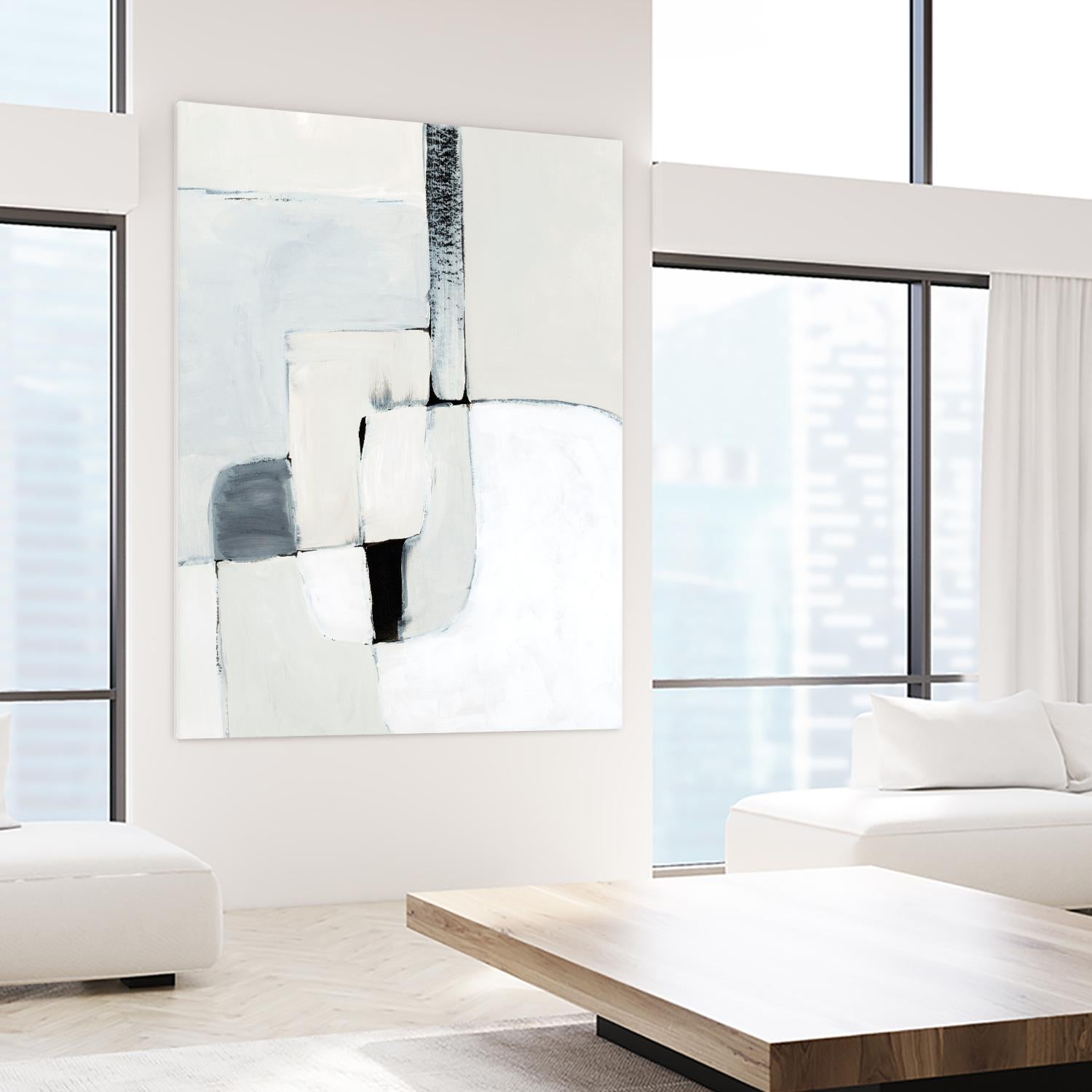 Soft Spoken I by Victoria Barnes on GIANT ART - beige abstract abstract