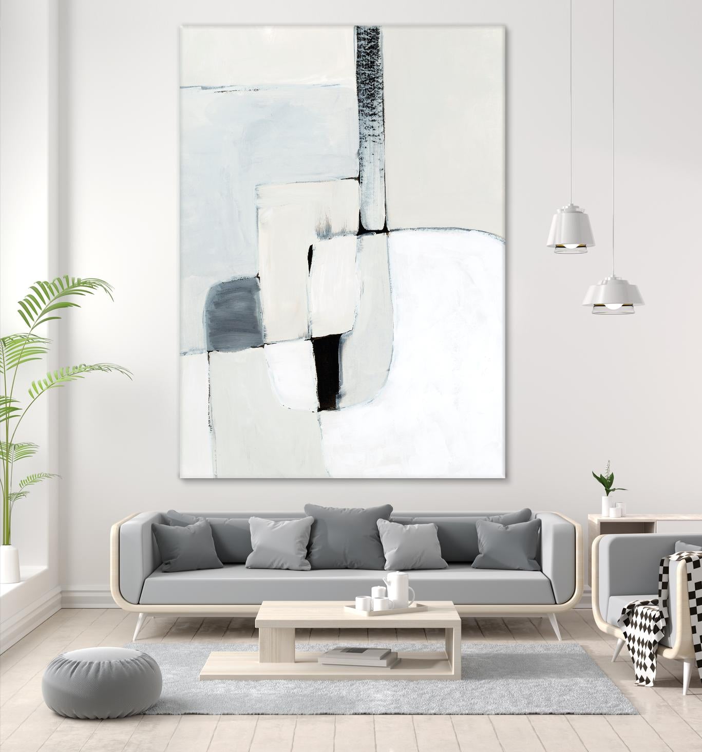 Soft Spoken I by Victoria Barnes on GIANT ART - beige abstract abstract