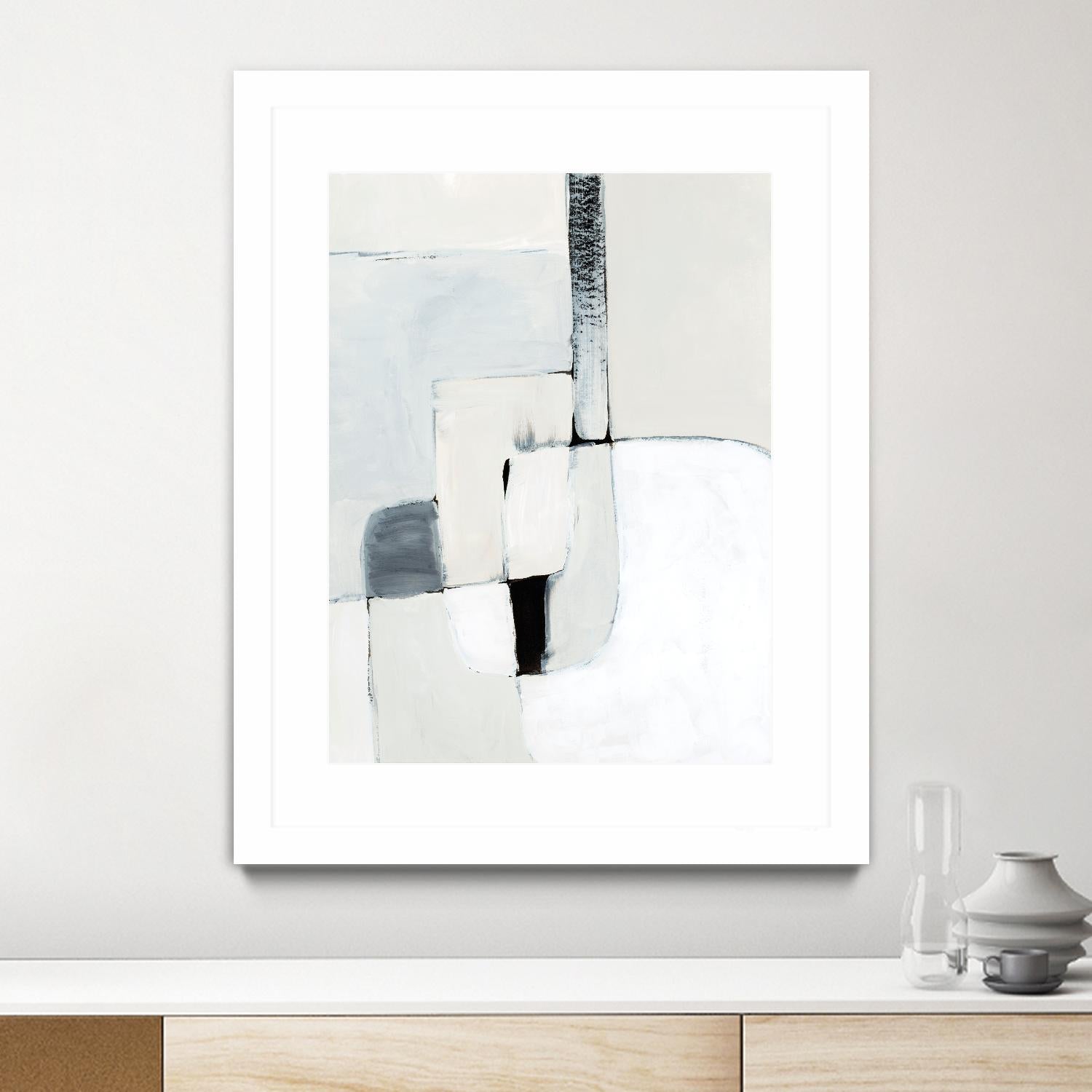 Soft Spoken I by Victoria Barnes on GIANT ART - beige abstract abstract