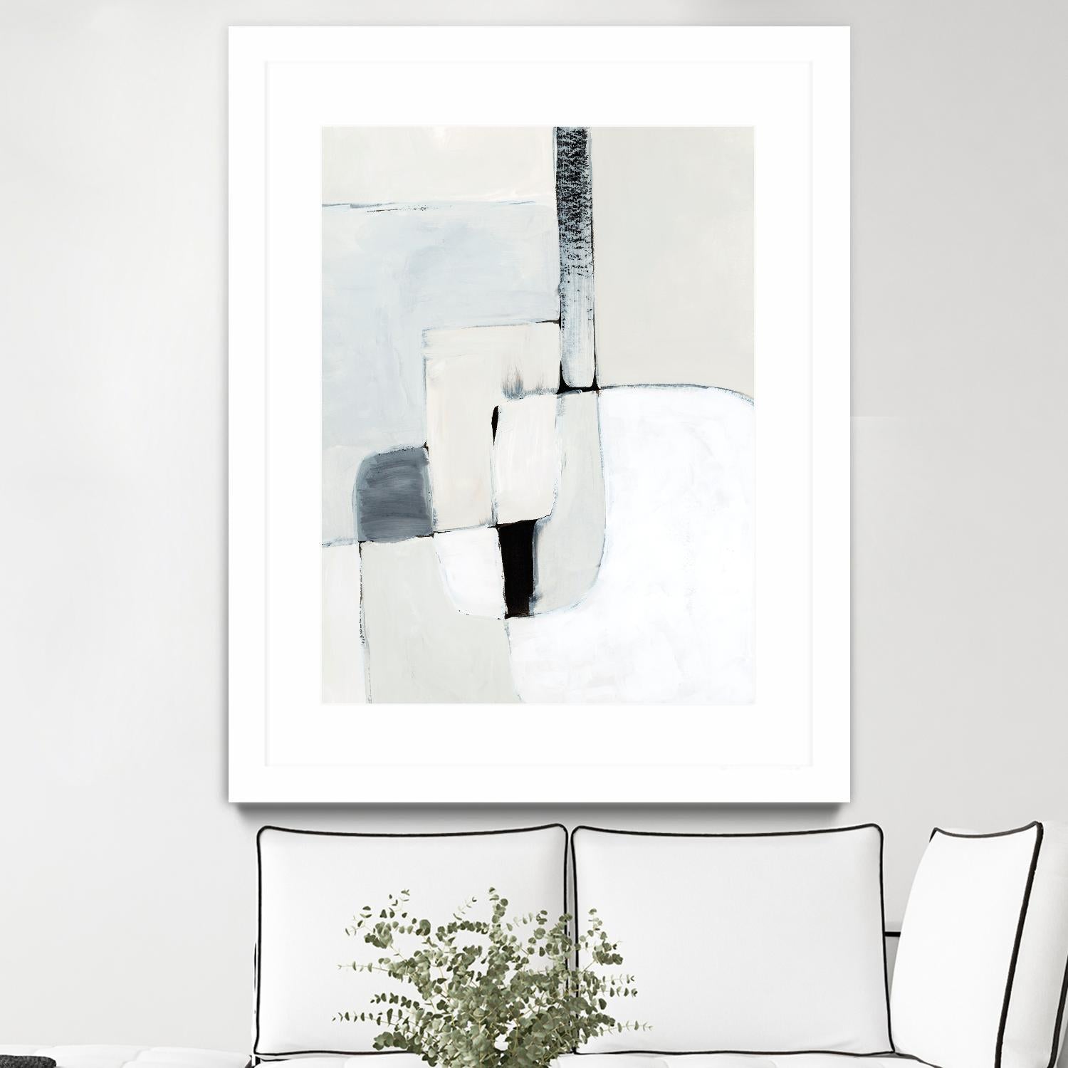 Soft Spoken I by Victoria Barnes on GIANT ART - beige abstract abstract