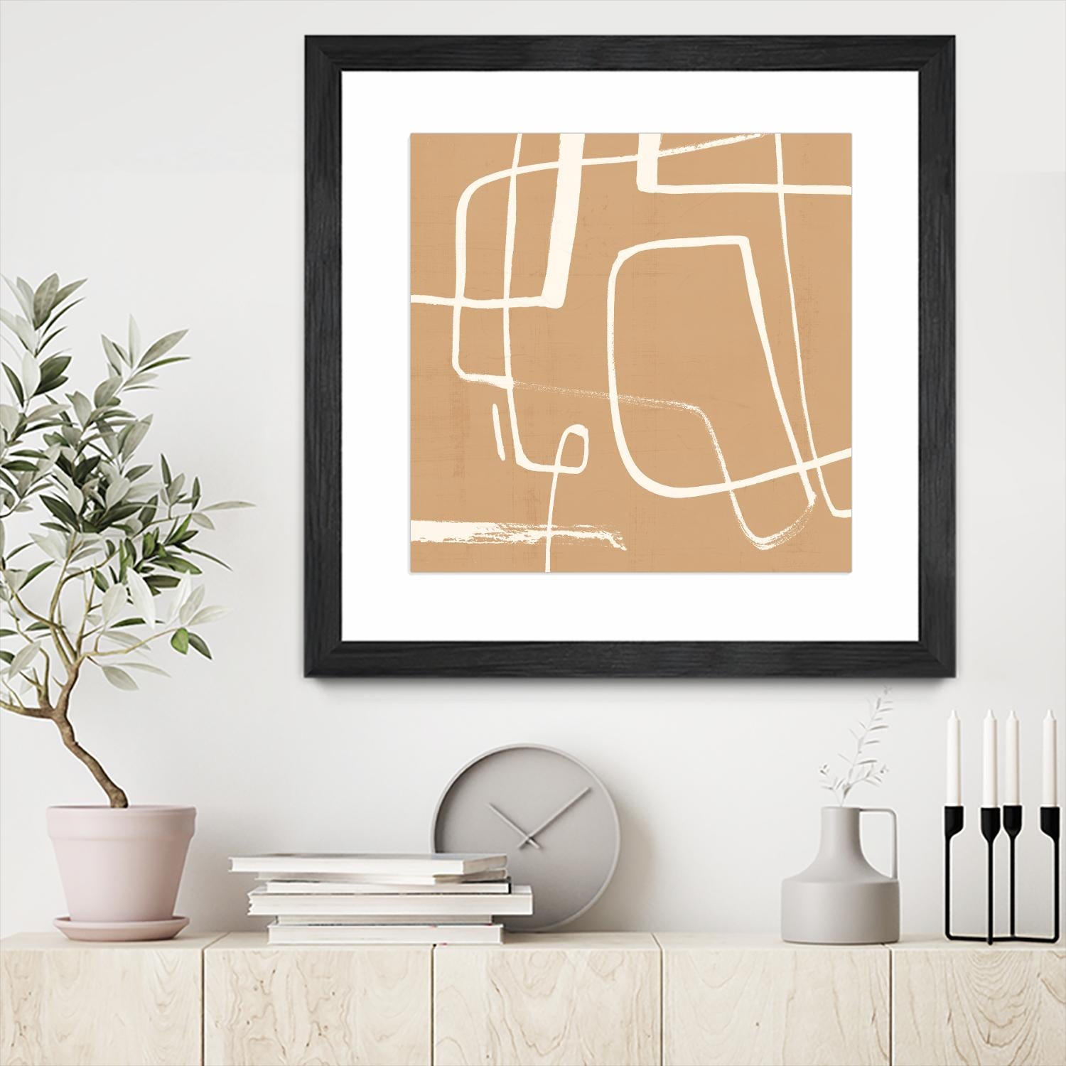 Wayfinder II by Victoria Barnes on GIANT ART - beige abstract abstract