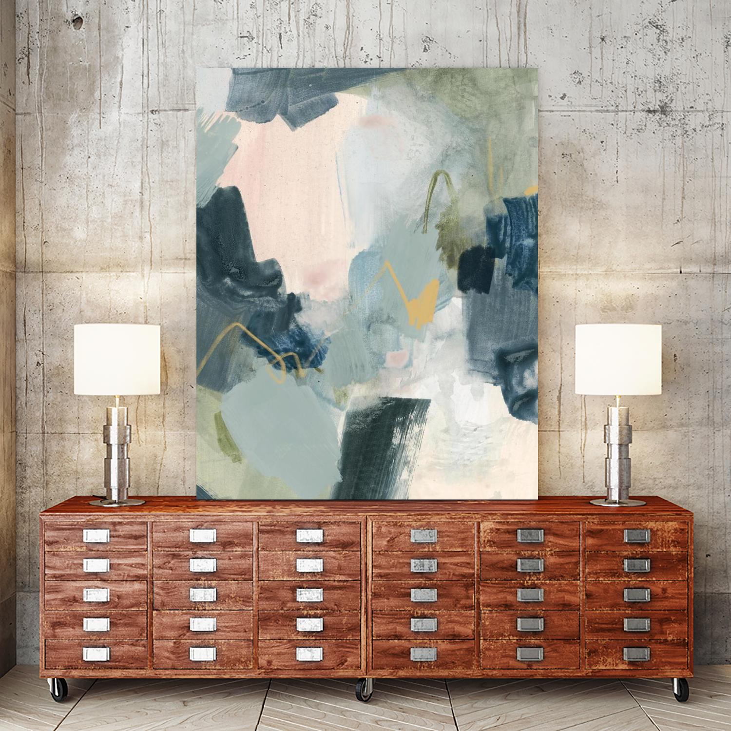 Lago II by Victoria Barnes on GIANT ART - gold abstract abstract