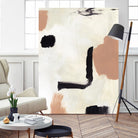 Dialogue I by Victoria Barnes on GIANT ART - beige abstract abstract