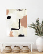 Dialogue I by Victoria Barnes on GIANT ART - beige abstract abstract