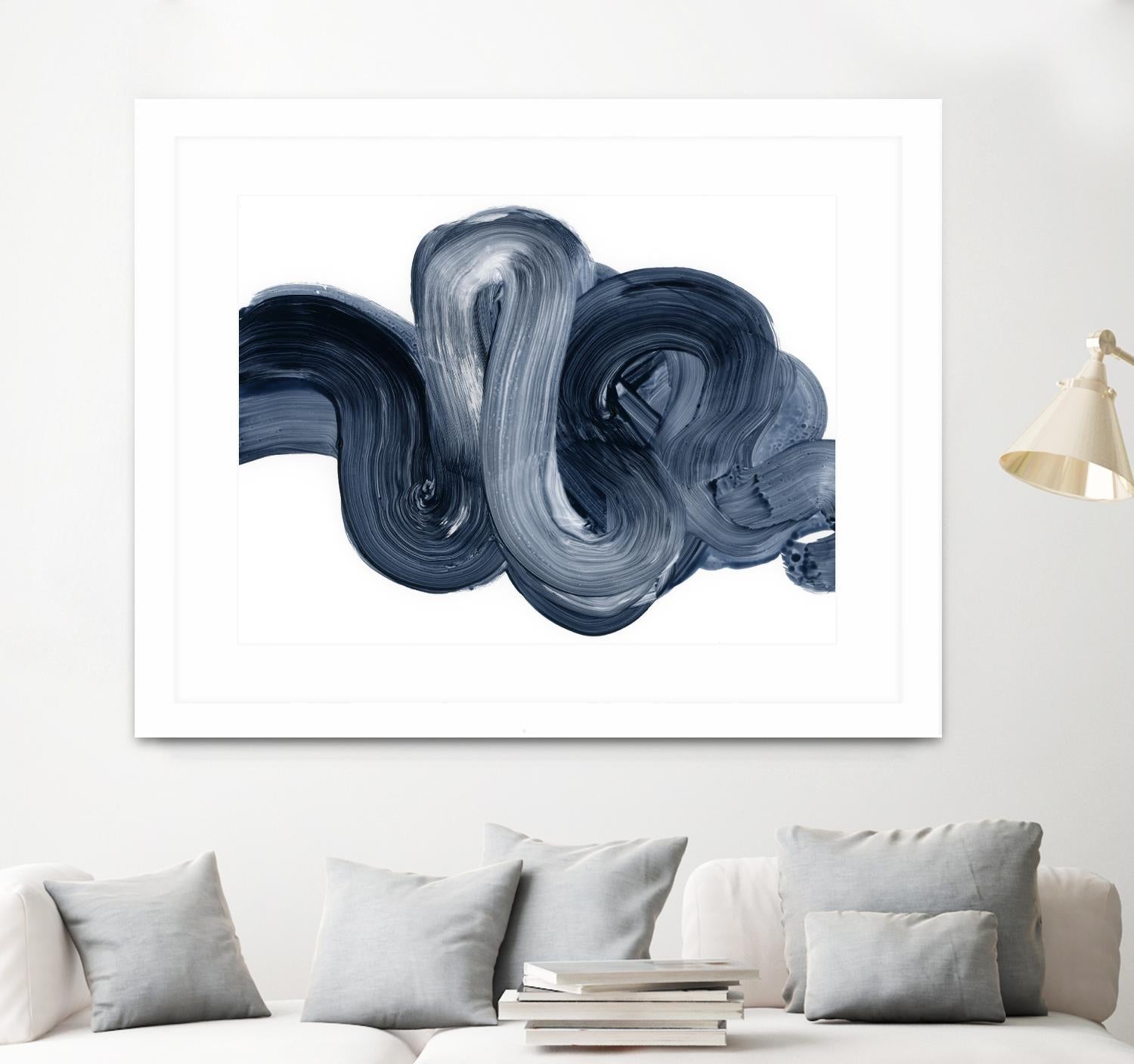 Offshore II by Victoria Barnes on GIANT ART - grey  abstract abstract