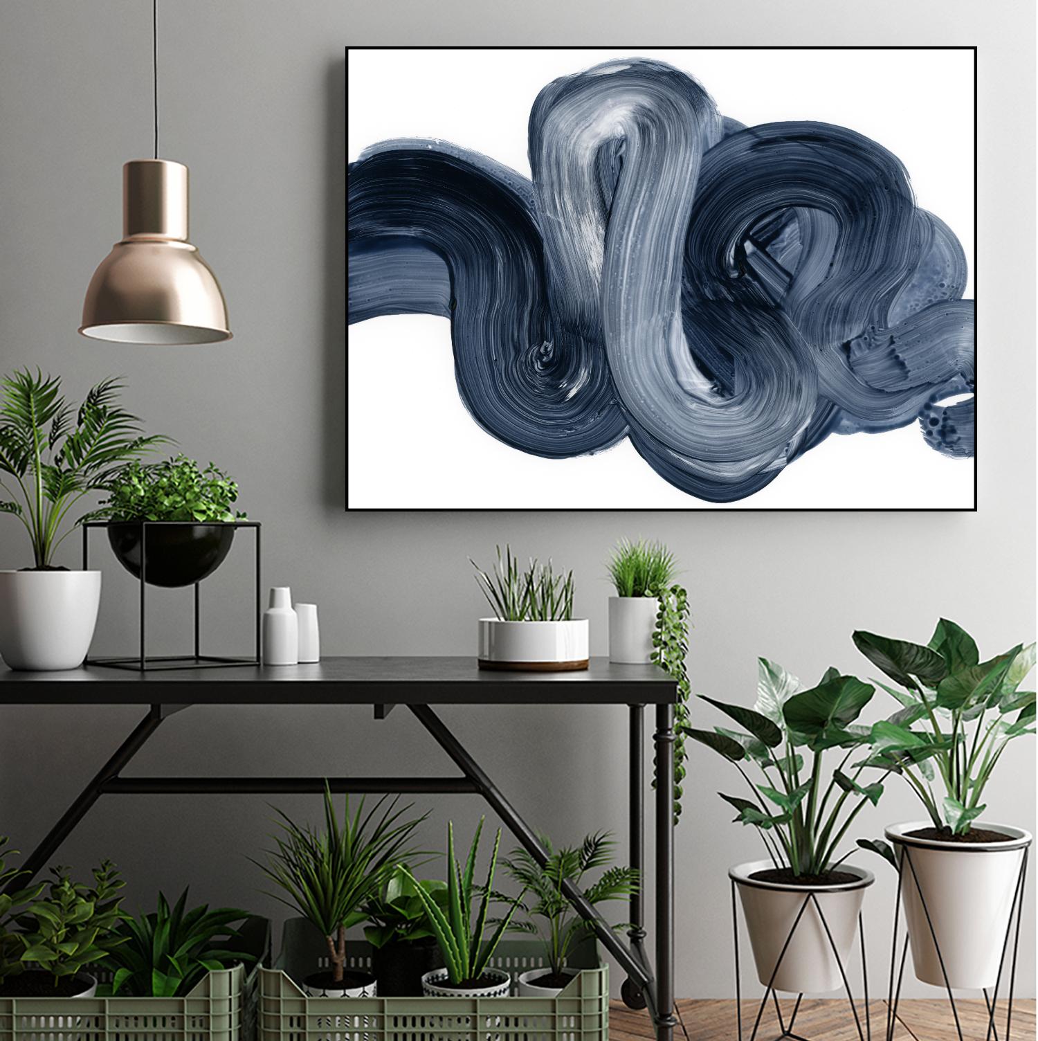 Offshore II by Victoria Barnes on GIANT ART - grey  abstract abstract