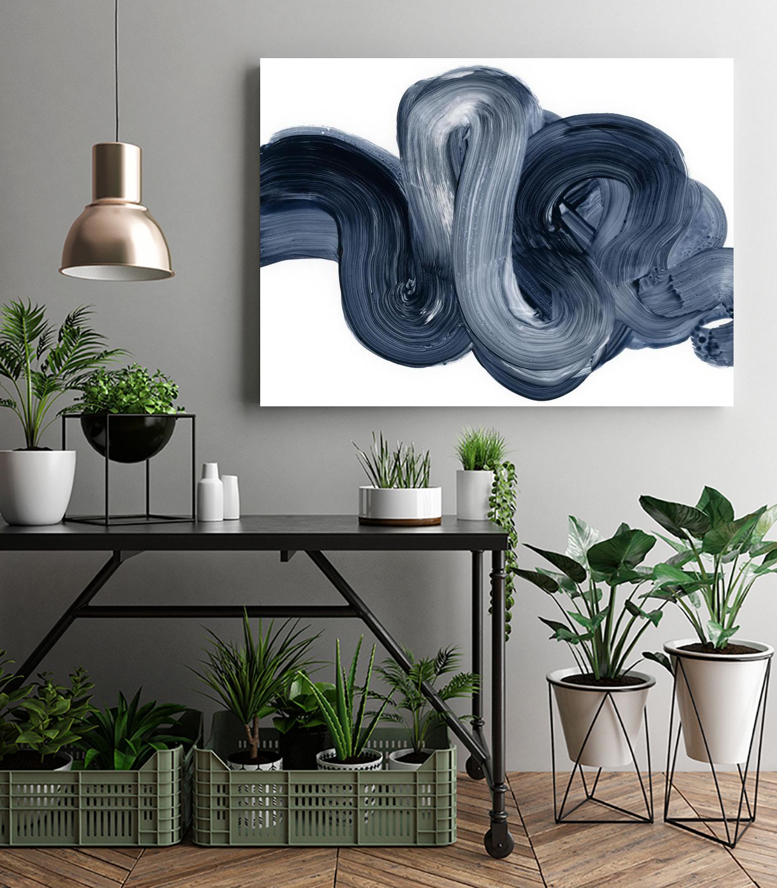 Offshore II by Victoria Barnes on GIANT ART - grey  abstract abstract