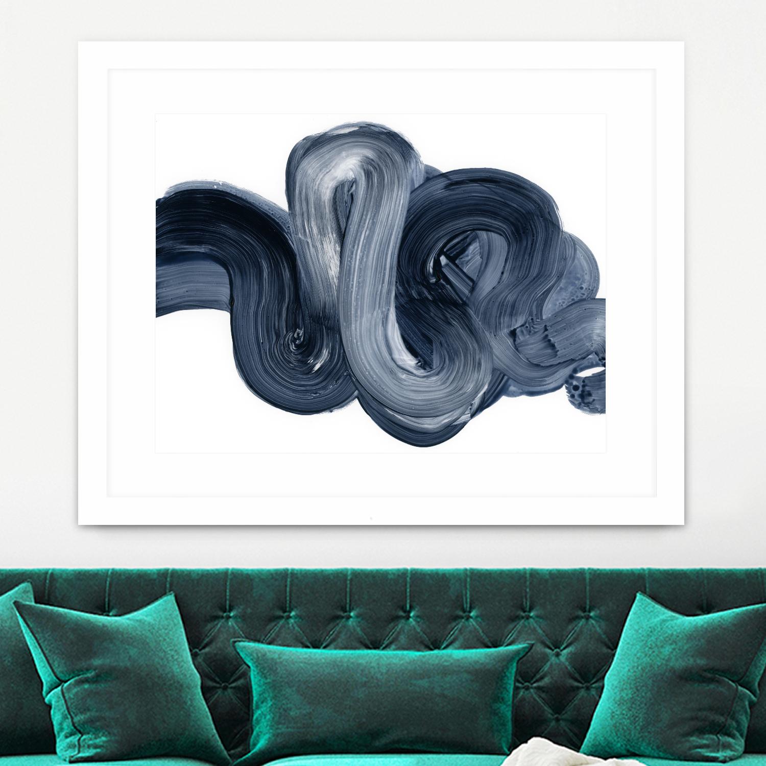 Offshore II by Victoria Barnes on GIANT ART - grey  abstract abstract