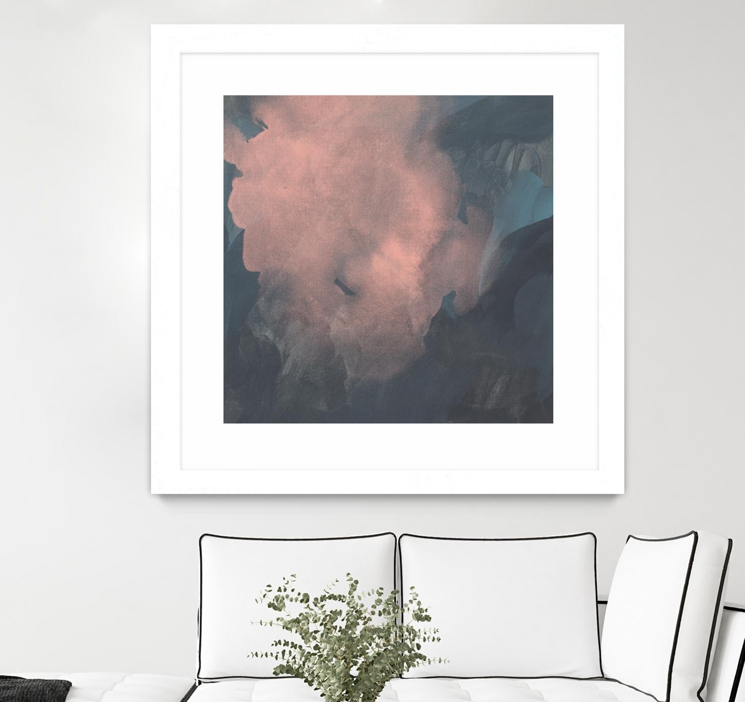 Sunset Aura I by Jacob Green on GIANT ART - pink  abstract abstract