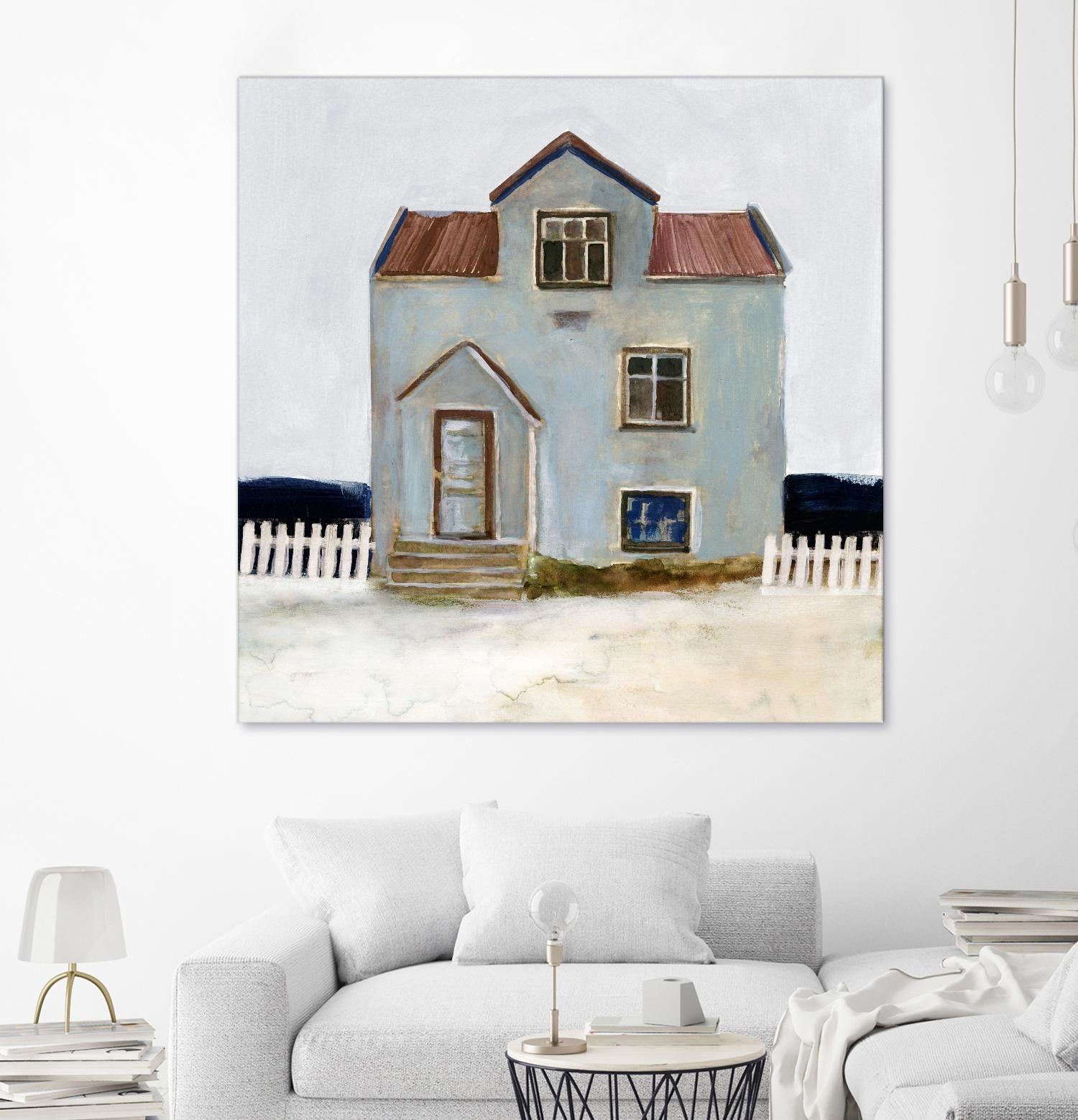 Beach Hut III by Stellar Design Studio on GIANT ART - beige coastal & tropical accommodations