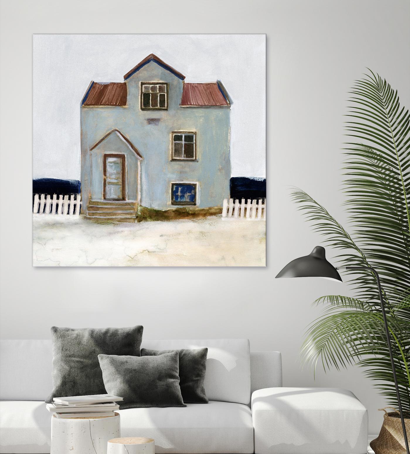 Beach Hut III by Stellar Design Studio on GIANT ART - beige coastal & tropical accommodations