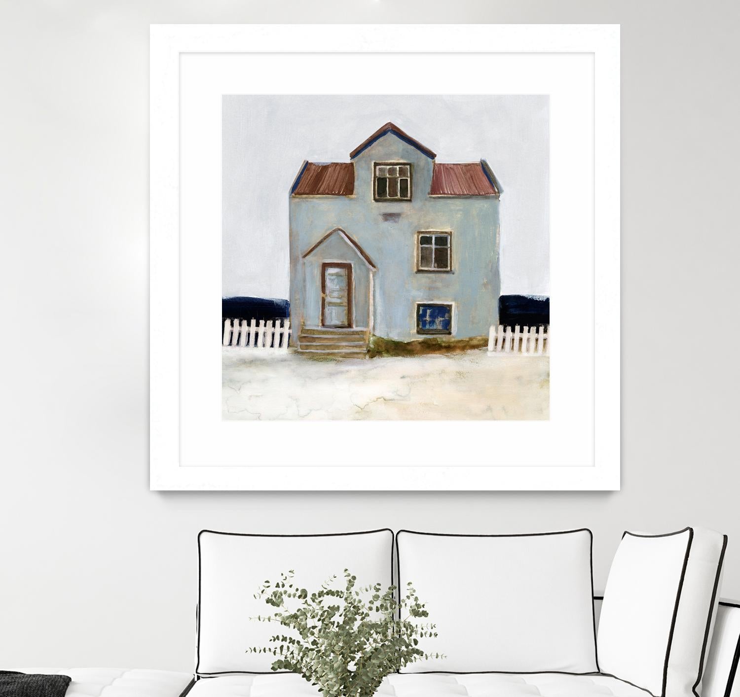 Beach Hut III by Stellar Design Studio on GIANT ART - beige coastal & tropical accommodations