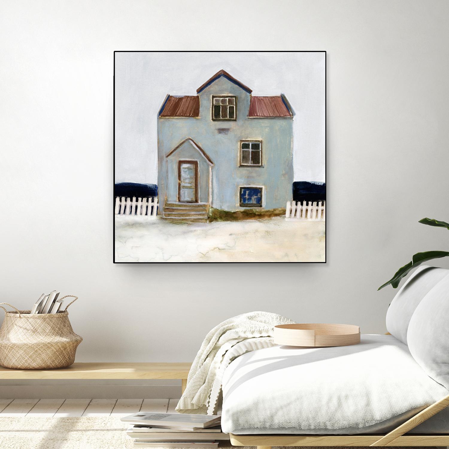 Beach Hut III by Stellar Design Studio on GIANT ART - beige coastal & tropical accommodations