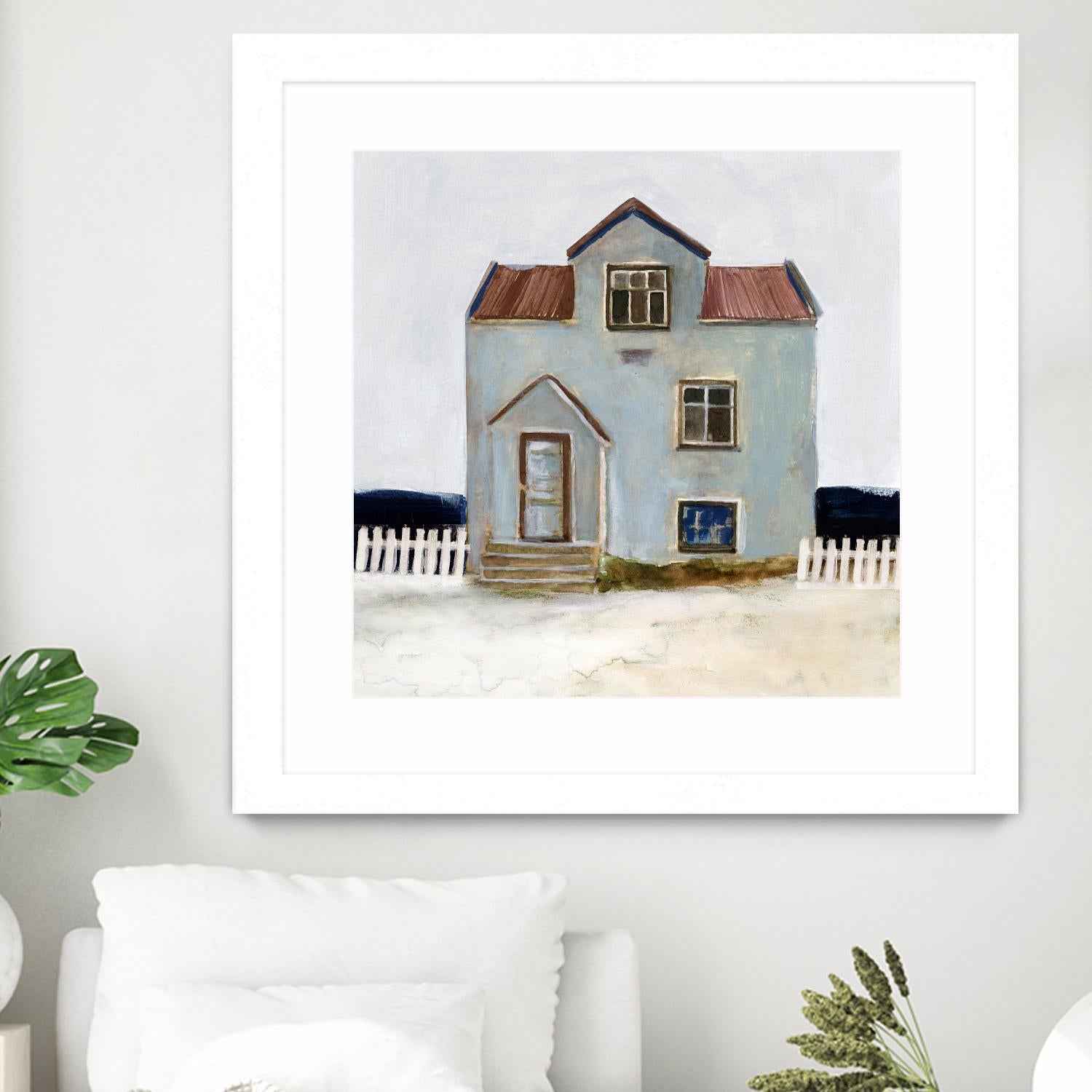 Beach Hut III by Stellar Design Studio on GIANT ART - beige coastal & tropical accommodations