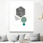 Marbled Deco II by Sabrina Balbuena on GIANT ART - grey  abstract abstract