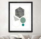 Marbled Deco II by Sabrina Balbuena on GIANT ART - grey  abstract abstract