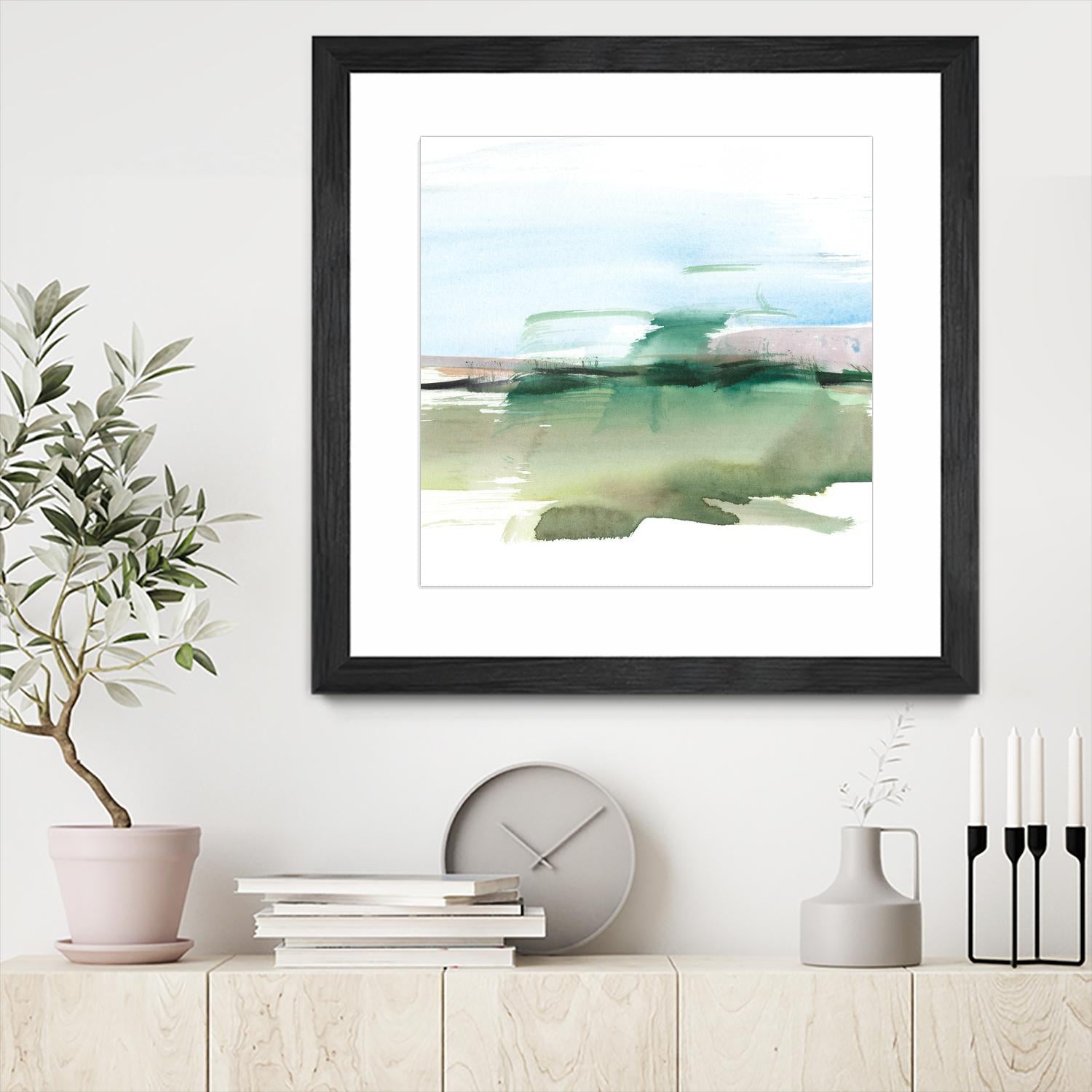 Abstract Wetland II by Ethan Harper on GIANT ART - green abstract abstract