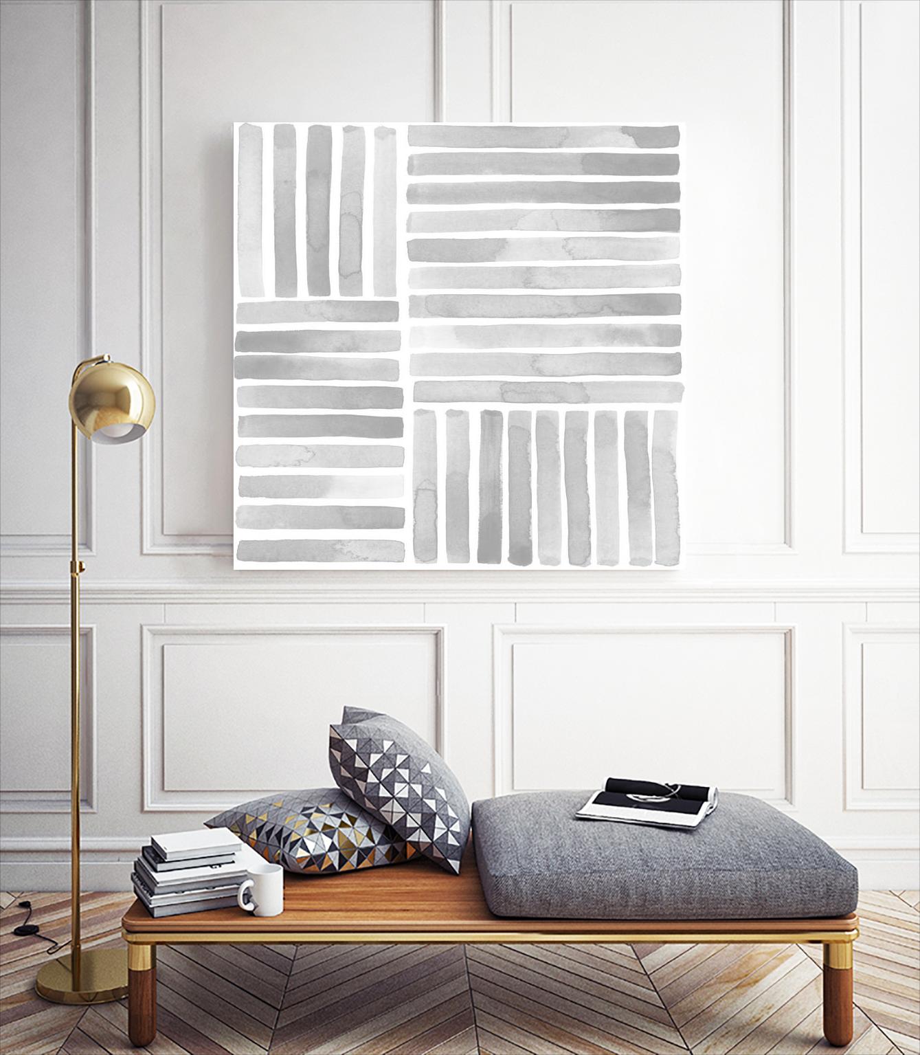 Muted Eccentricities I by Grace Popp on GIANT ART - white abstract
