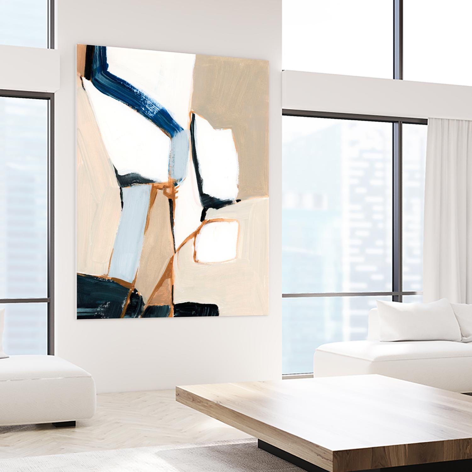 Diagramme I by Victoria Barnes on GIANT ART - beige abstract abstract