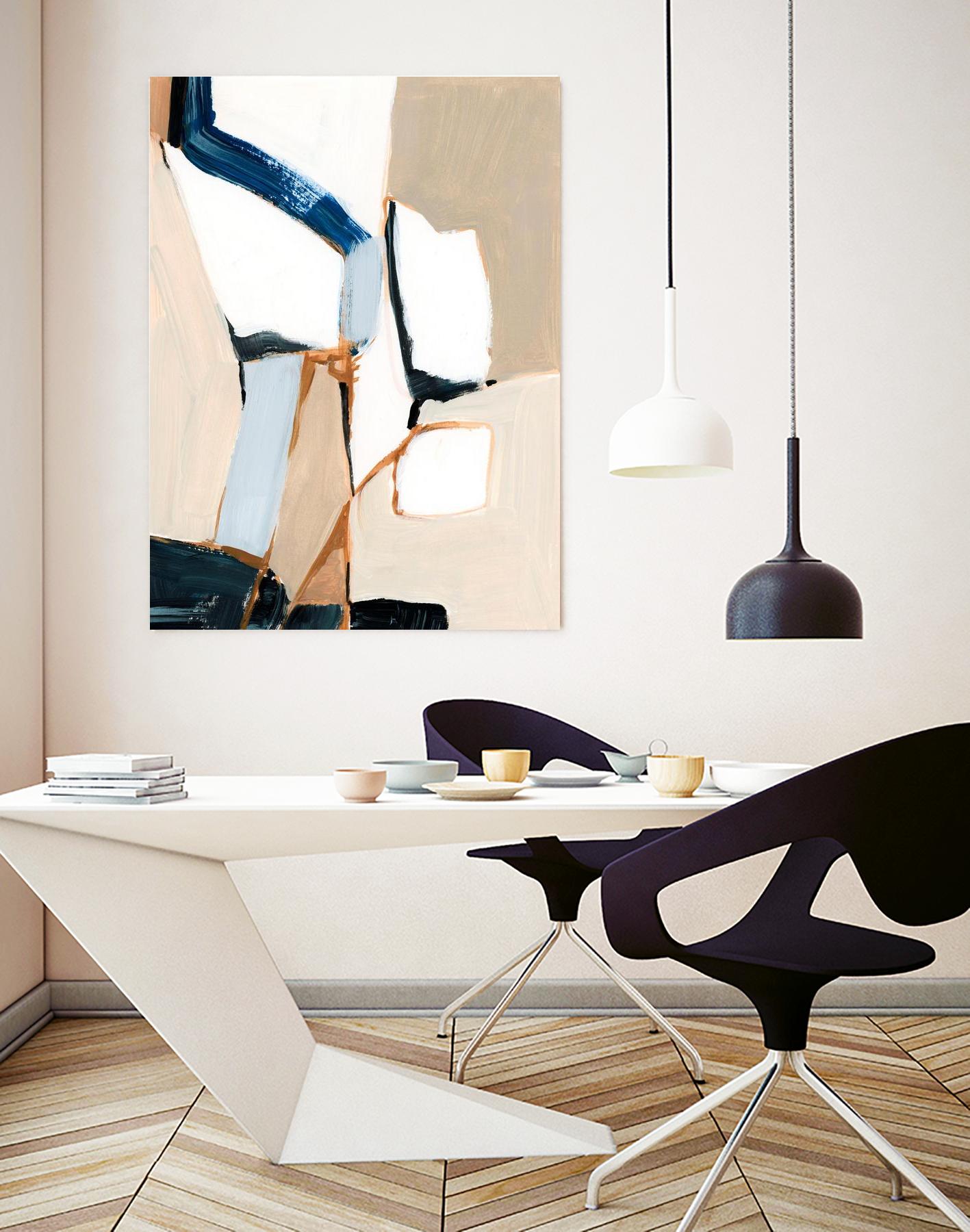 Diagramme I by Victoria Barnes on GIANT ART - beige abstract abstract