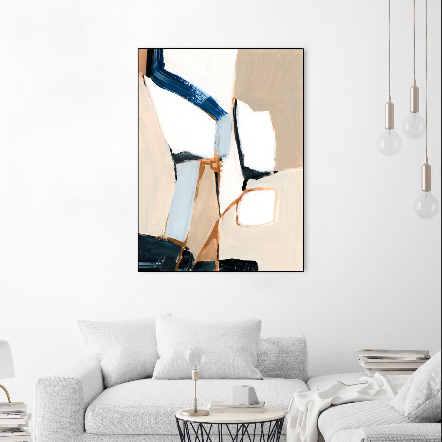 Diagramme I by Victoria Barnes on GIANT ART - beige abstract abstract