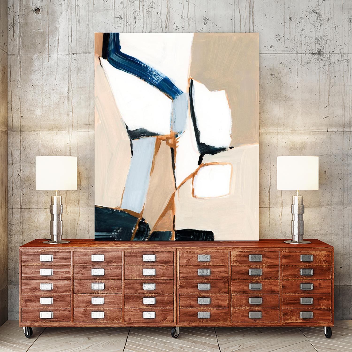 Diagramme I by Victoria Barnes on GIANT ART - beige abstract abstract