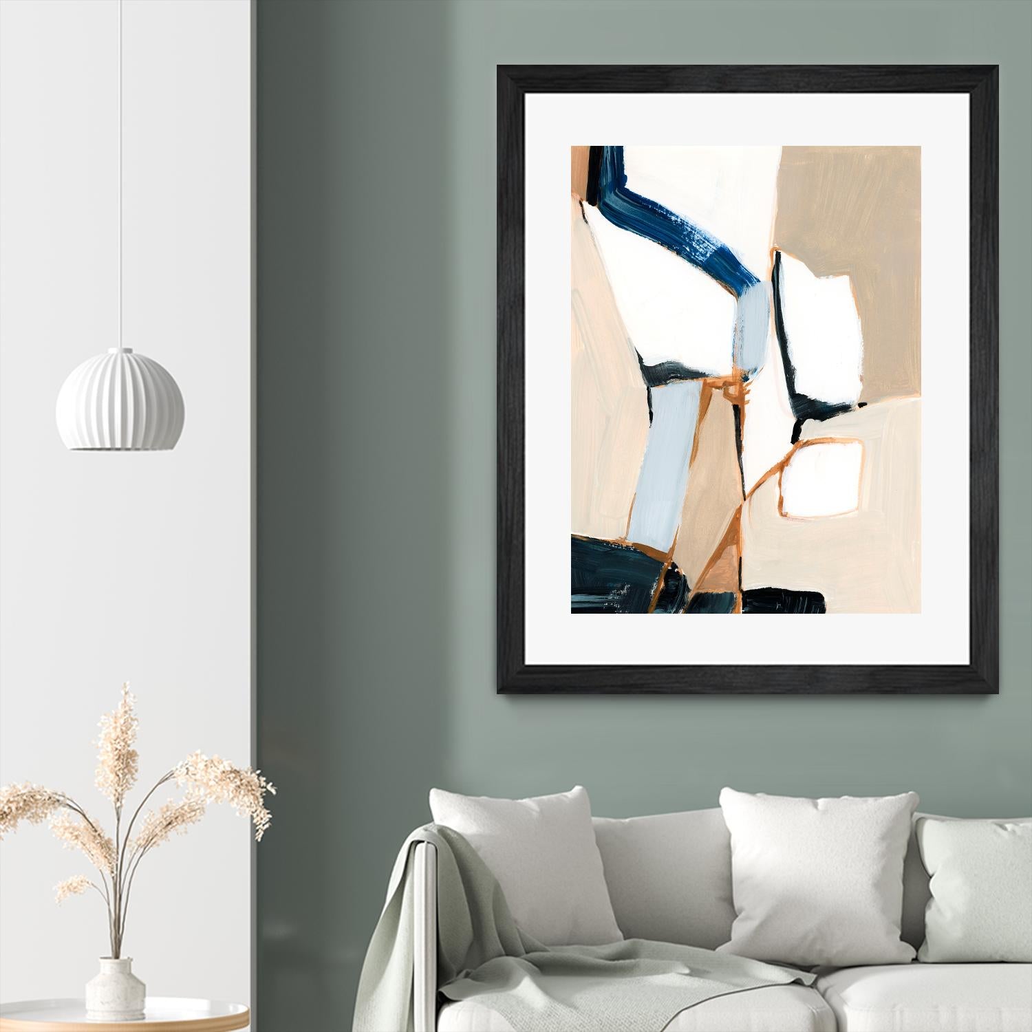 Diagramme I by Victoria Barnes on GIANT ART - beige abstract abstract