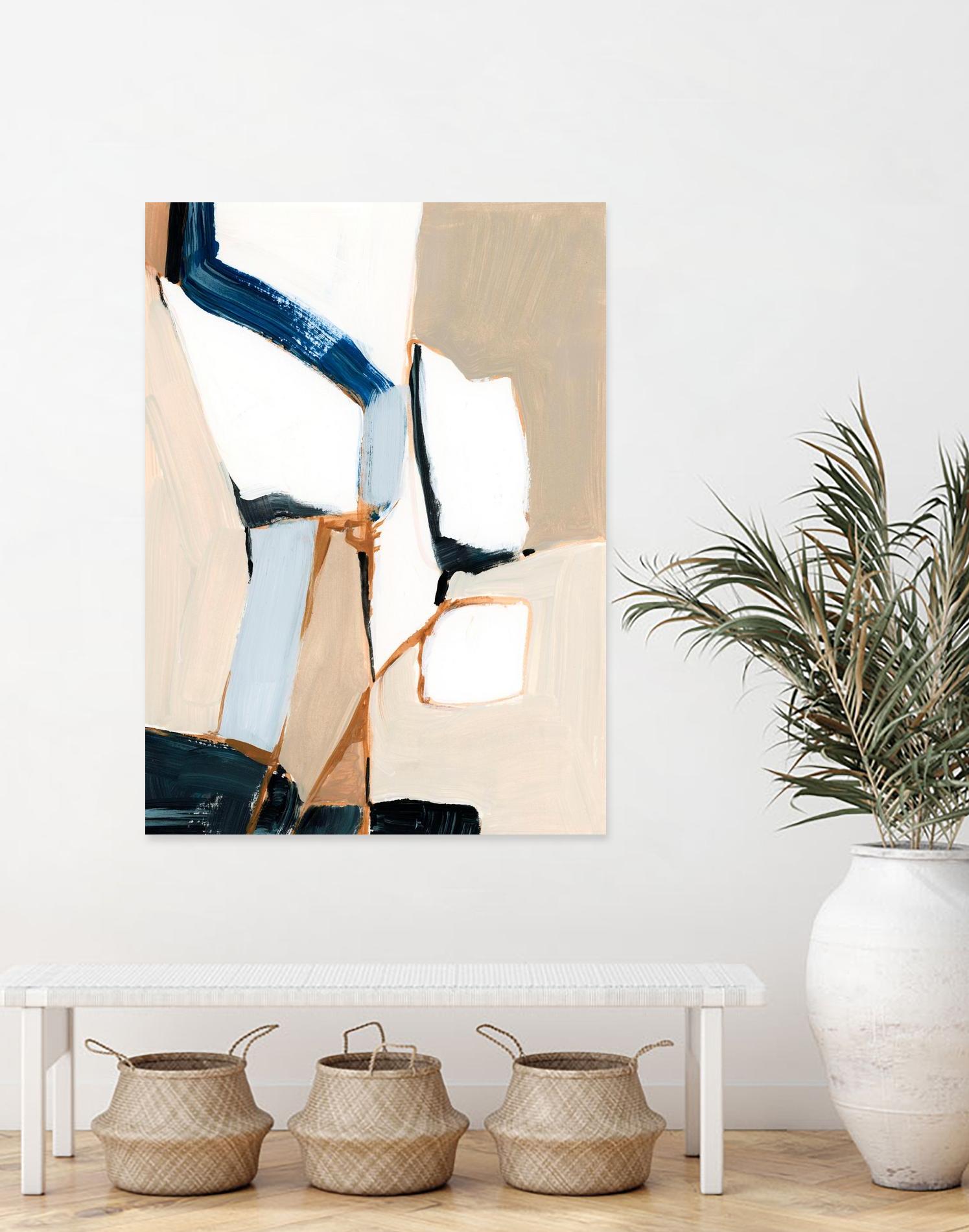 Diagramme I by Victoria Barnes on GIANT ART - beige abstract abstract