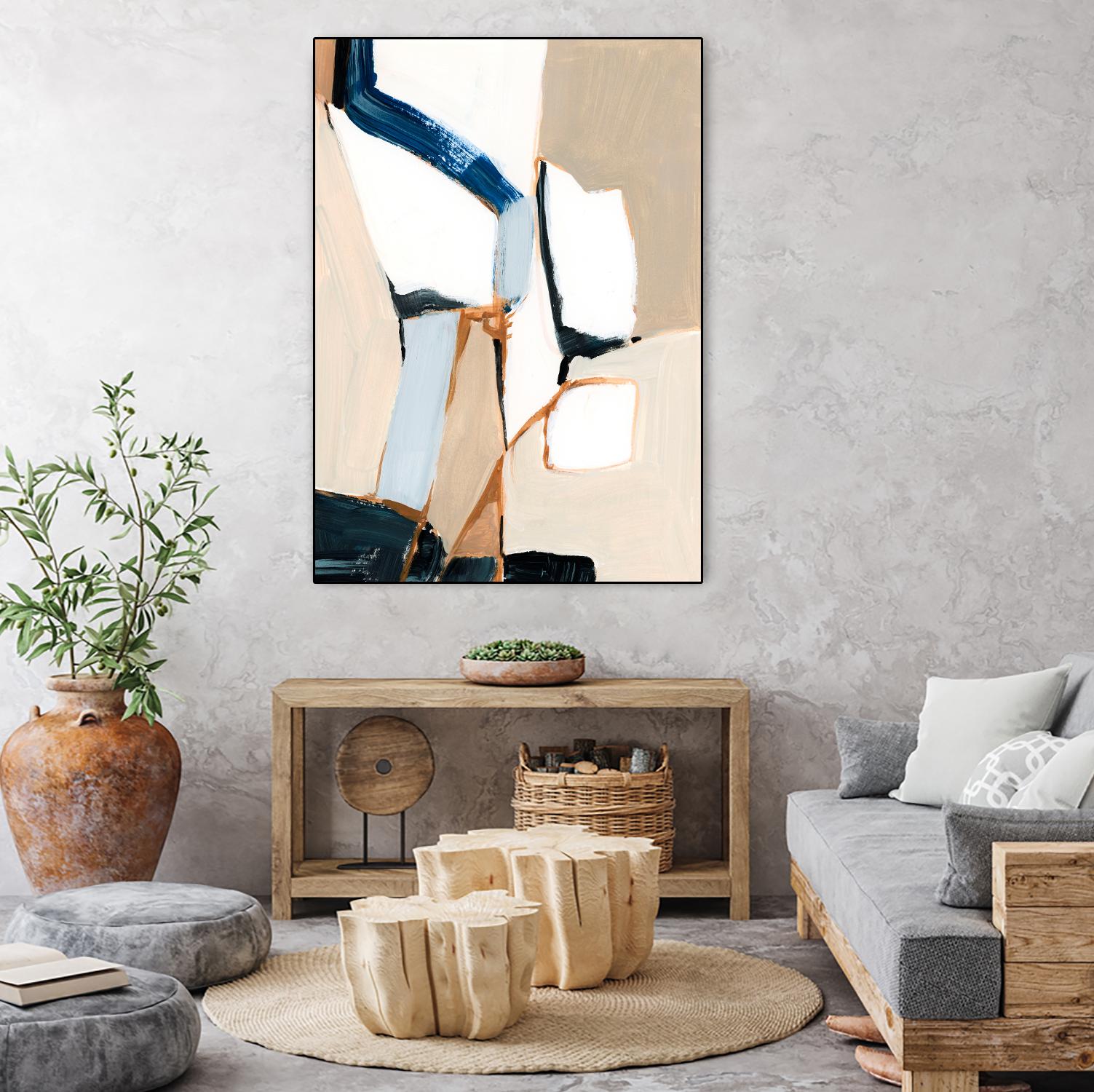 Diagramme I by Victoria Barnes on GIANT ART - beige abstract abstract