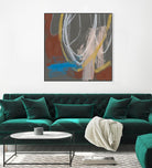 Re-Directed I by Jennifer Goldberger on GIANT ART - red abstract abstract