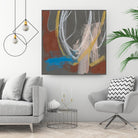 Re-Directed I by Jennifer Goldberger on GIANT ART - red abstract abstract