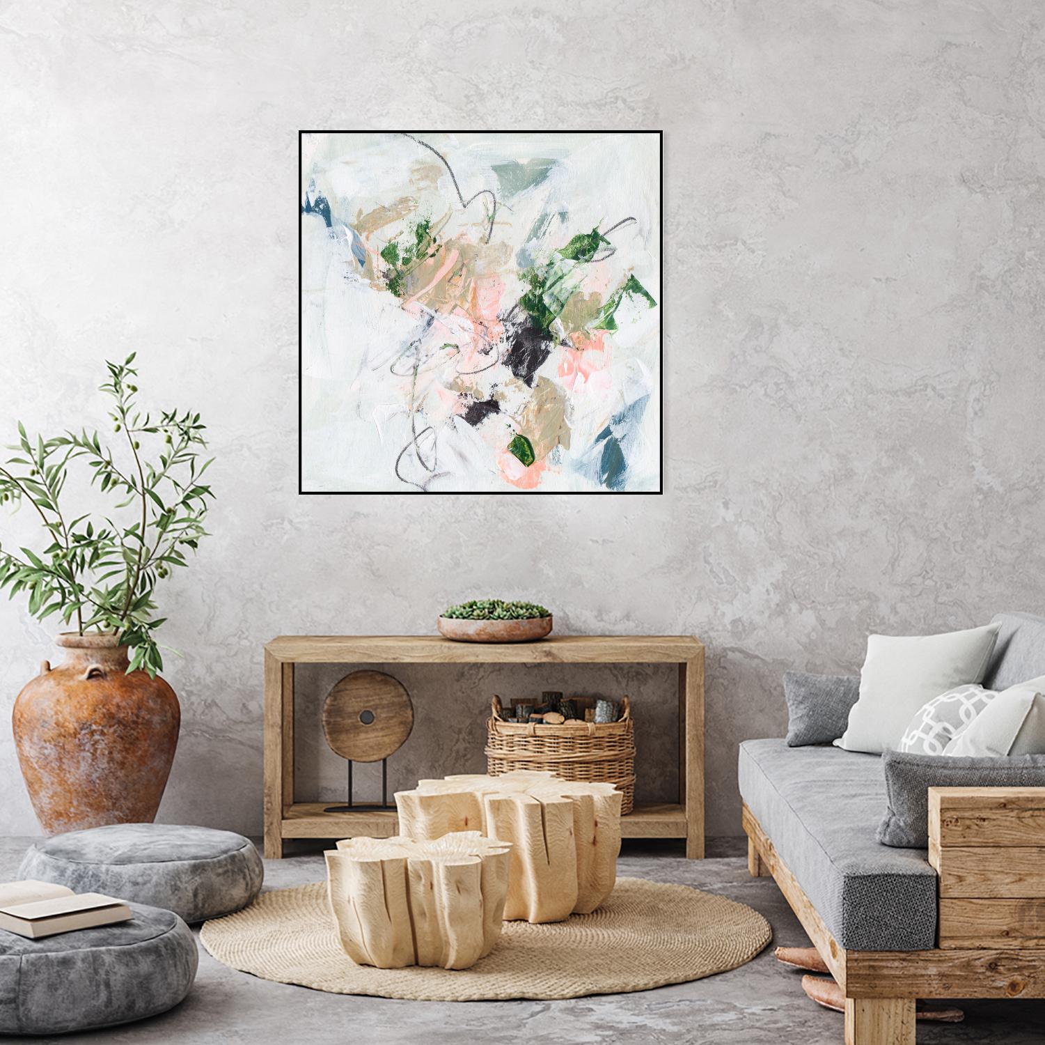 Approaching Spring IV by Melissa Wang on GIANT ART - pink  abstract abstract