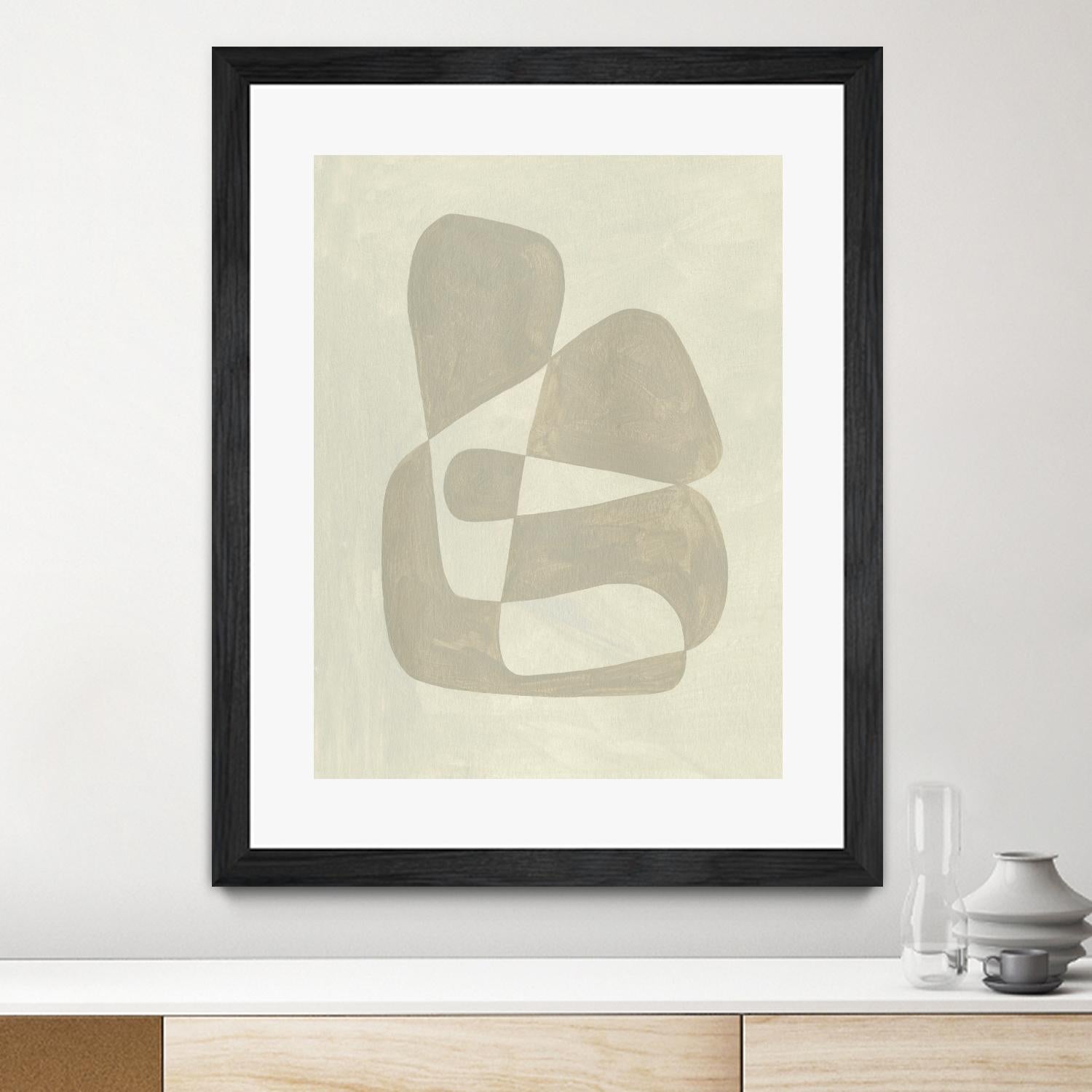 Soft Shape II by Emma Caroline on GIANT ART - beige abstract abstract