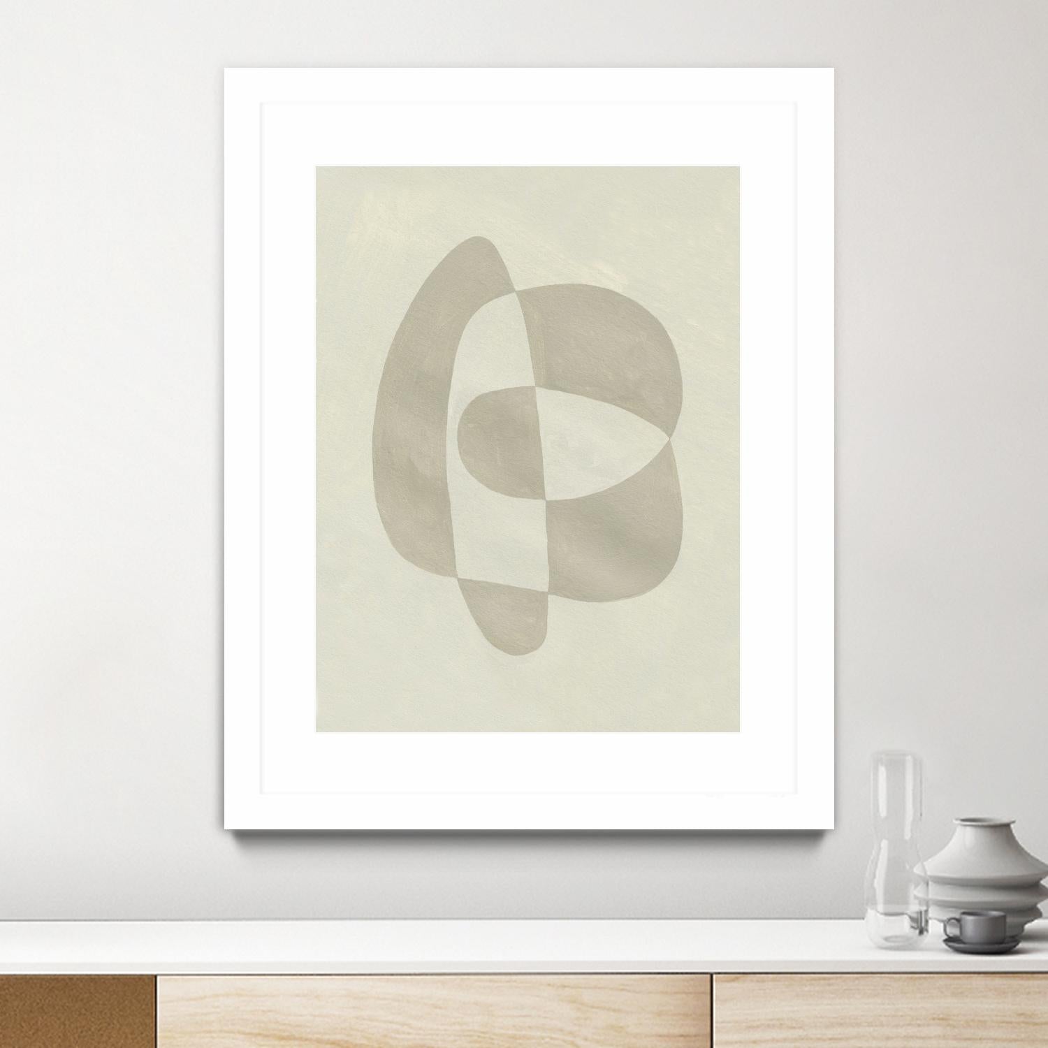Soft Shape III by Emma Caroline on GIANT ART - beige  abstract abstract