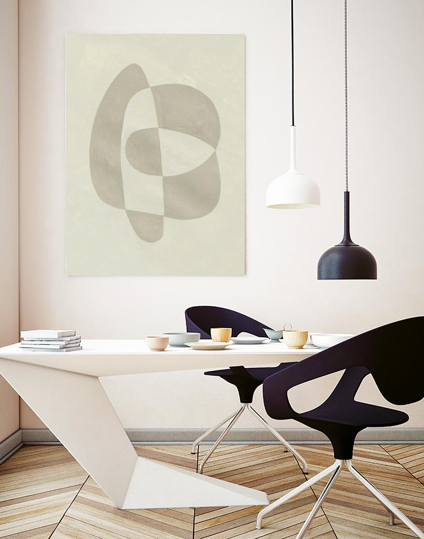 Soft Shape III by Emma Caroline on GIANT ART - beige  abstract abstract