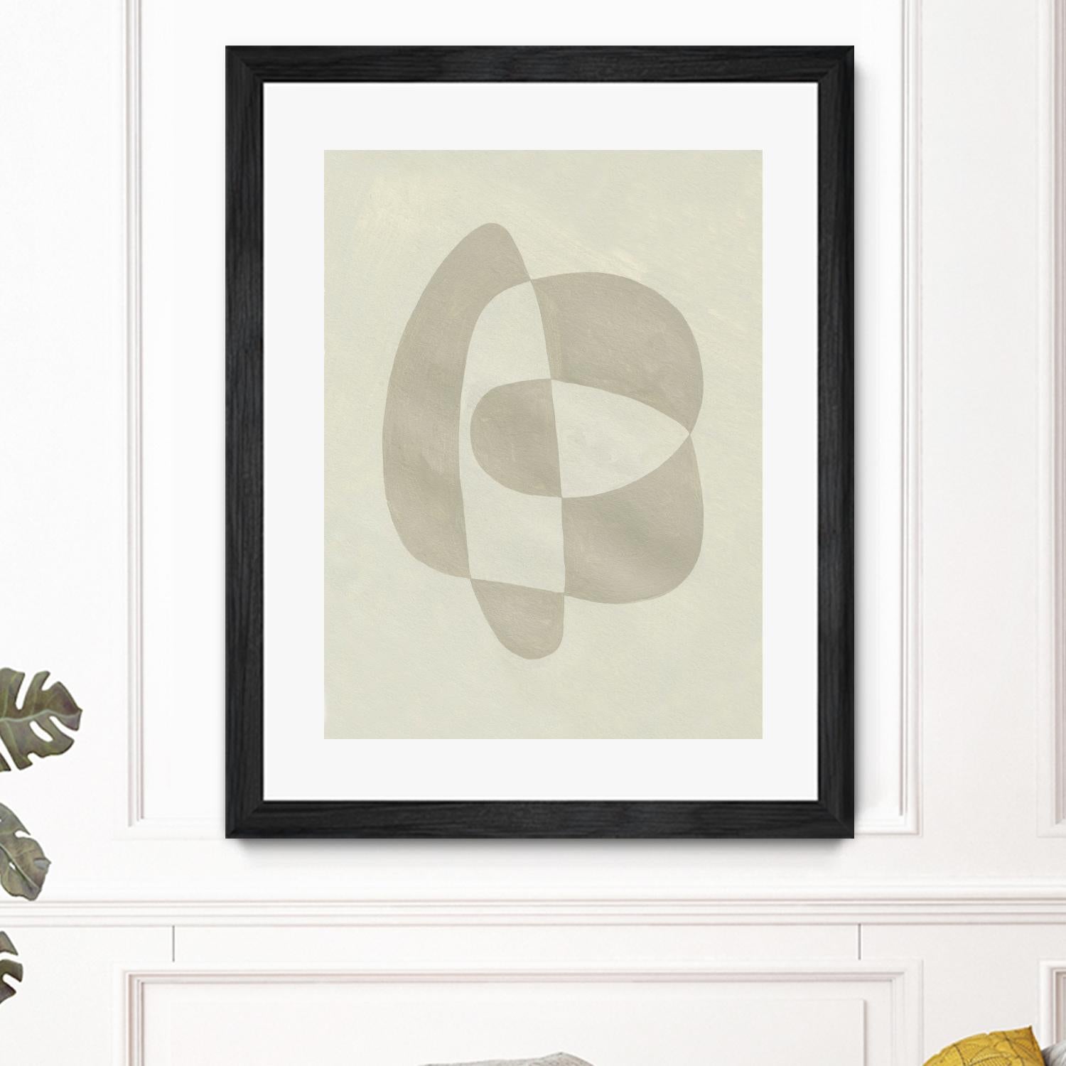 Soft Shape III by Emma Caroline on GIANT ART - beige  abstract abstract